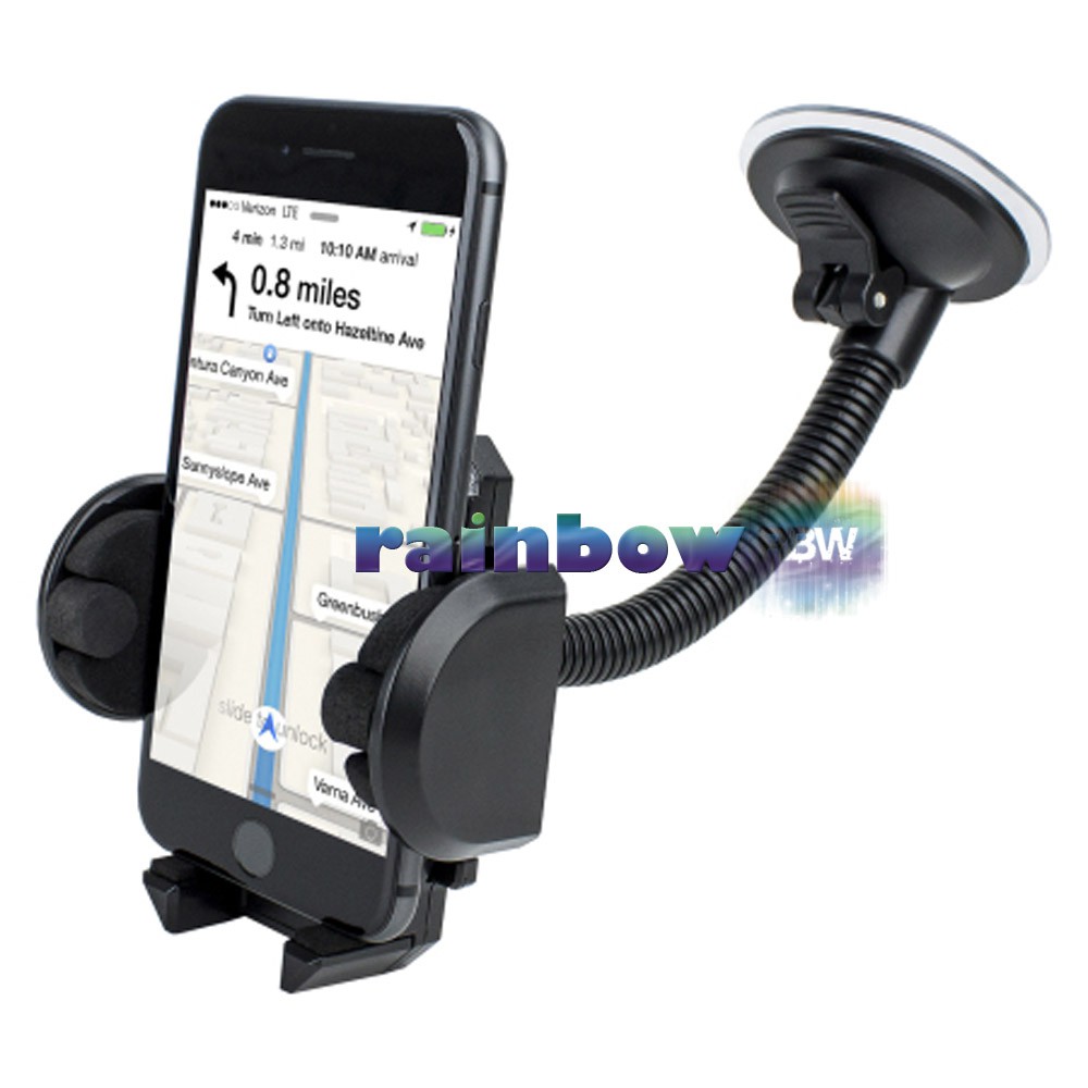 HOLDER MOBIL LEHER PANJANG PHONE HOLDER CAR HOLDER LEHER ANGSA TANGKAI PANJANG UNTUK HP 360 DERAJAT