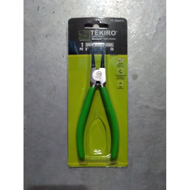 TEKIRO tang circlip 5inch LURUS BUKA (ES) snap ring pliers ORIGINAL