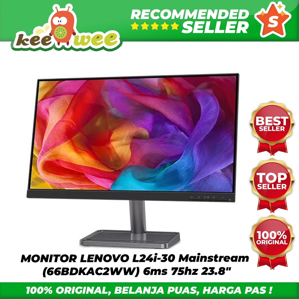 MONITOR LENOVO L24i-30 Mainstream (66BDKAC2WW) 6ms 75hz 23.8"
