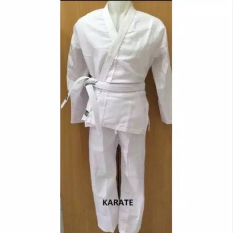 karate baju stelan + sabuk