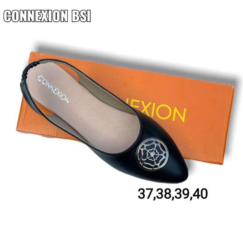 SEPATU SANDAL SELOP WANITA CONNEXION BRANDED MATAHARI MURAH SPTSDLSLPCNNXBSI