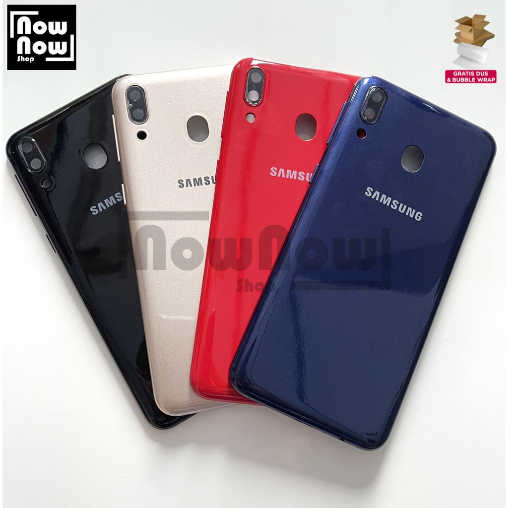 Backdoor Tutup Belakang Baterai Backcover Back Casing Housing Samsung Galaxy M20 M205 M205F M205FN M205G Cover Belakang SM-M205F SM-M205FN SM-M205G SM-M205M SM-M205N