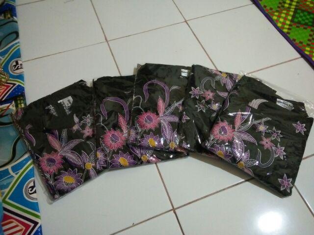 Tunik Batik Atasan Baju Wanita Cocok Utk Seragam Kerja Bg77