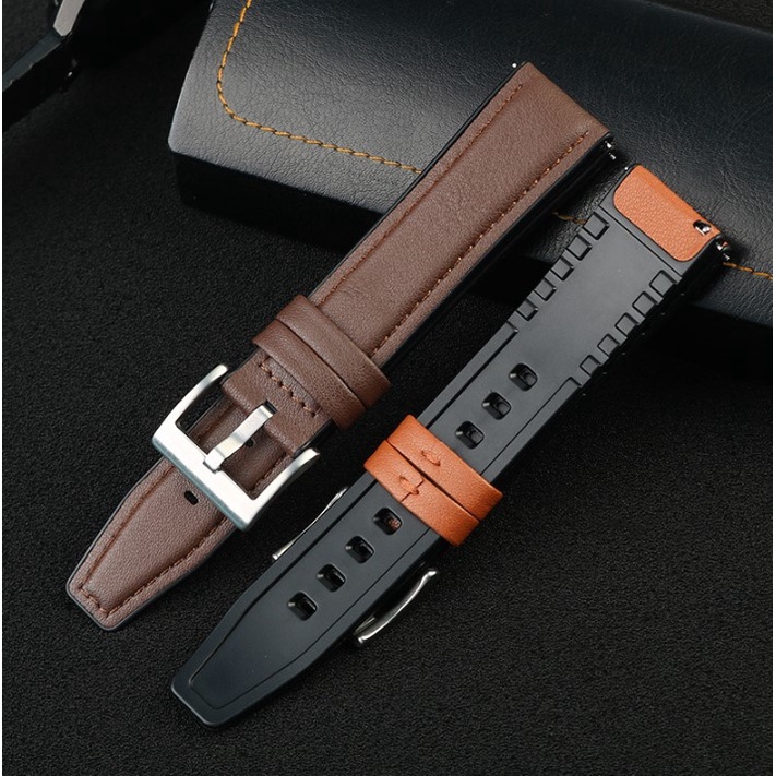 Strap Leather Kulit Huawei GT 1 2 Jam Gelang Rantai Smart watch Seri 1 2