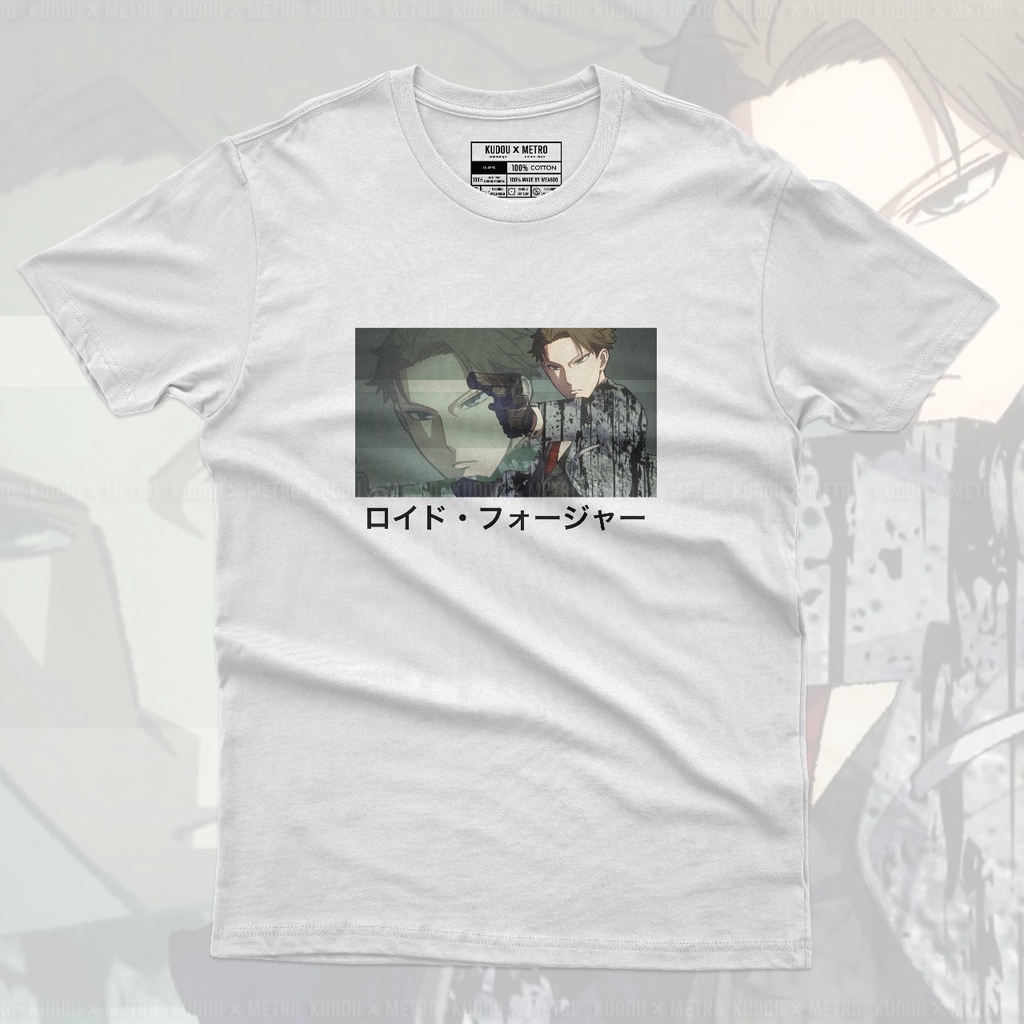 Tshirt Loid Forger Spy Kanji Anime Manga Spy x Family Unisex