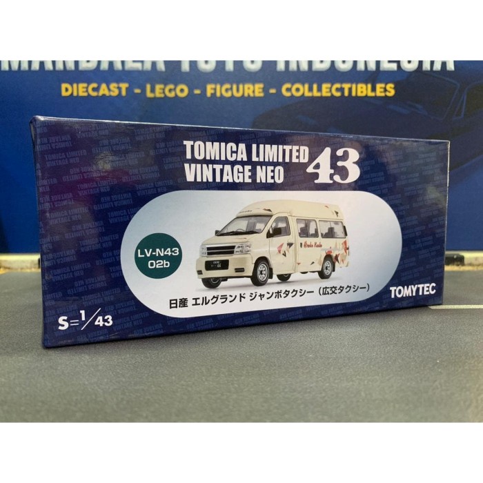 Tomica Limited Vintage Neo LV-N43 02b Nissan Elgrand Taxi