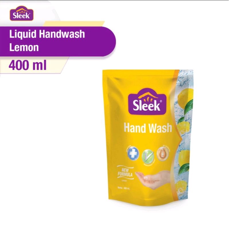 Ciyee.. SLEEK Hand Wash Antibacterial REFILL 400ml ( 3 Variant) / Sabun Cuci Tangen Sleek