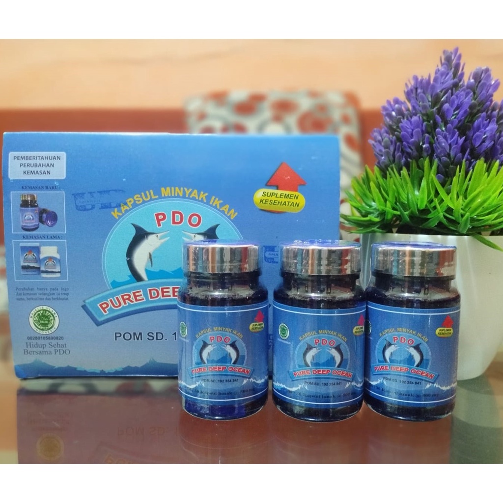 ORIGINAL PDO | KAPSUL MINYAK IKAN PURE DEEP OCEAN