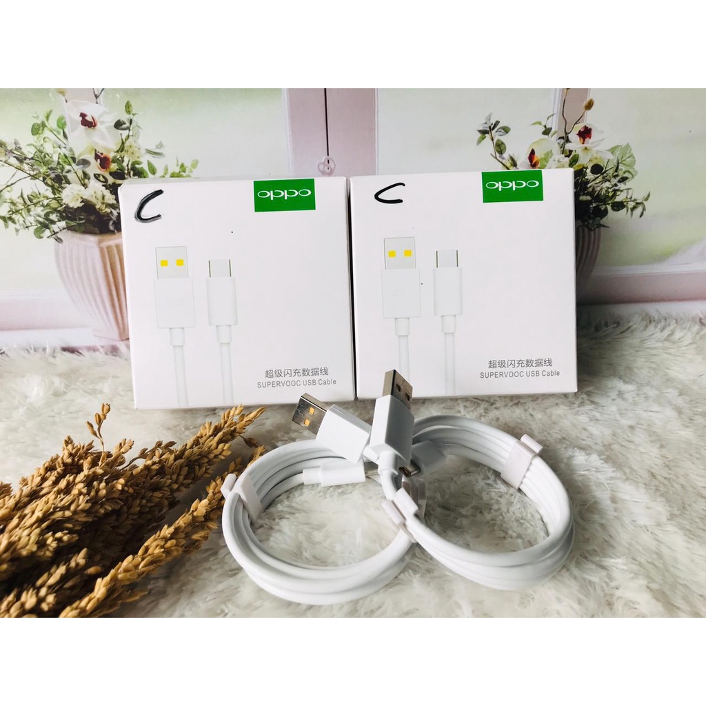 OPPO Kabel Data USB Fast Charging Cas Original Cable VOOC Type C