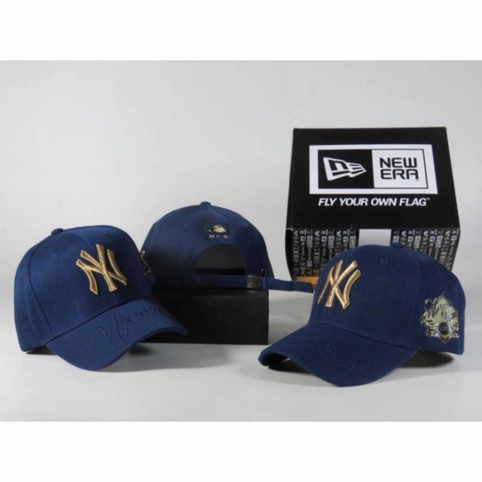 topi baseball New York Yankees / NY Yankees Navy original import / hat - Biru