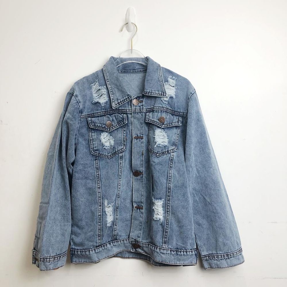 (COD) GBMJ Butik Jaket Jeans Wanita Lengan Panjang Arcadia Allszie Jumbo Standard S-XXL