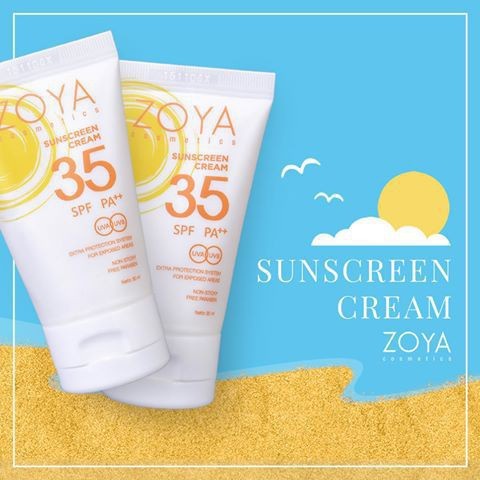 Sunscreen Cream Zoya Cosmetics - Exp JUNI2022