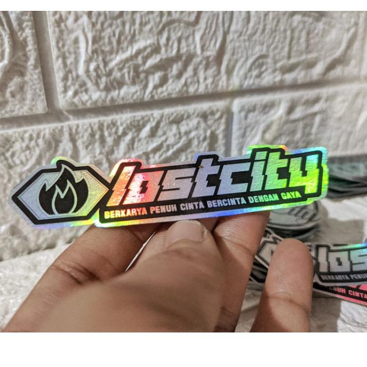 

❆Super Promo⁑☋ JQKhj Custom Sticker Vinyl Stiker Hologram A3 Logo Toko Bengkel Komunitas Thailook LAY PROJECT 72 ☋Stock Banyak