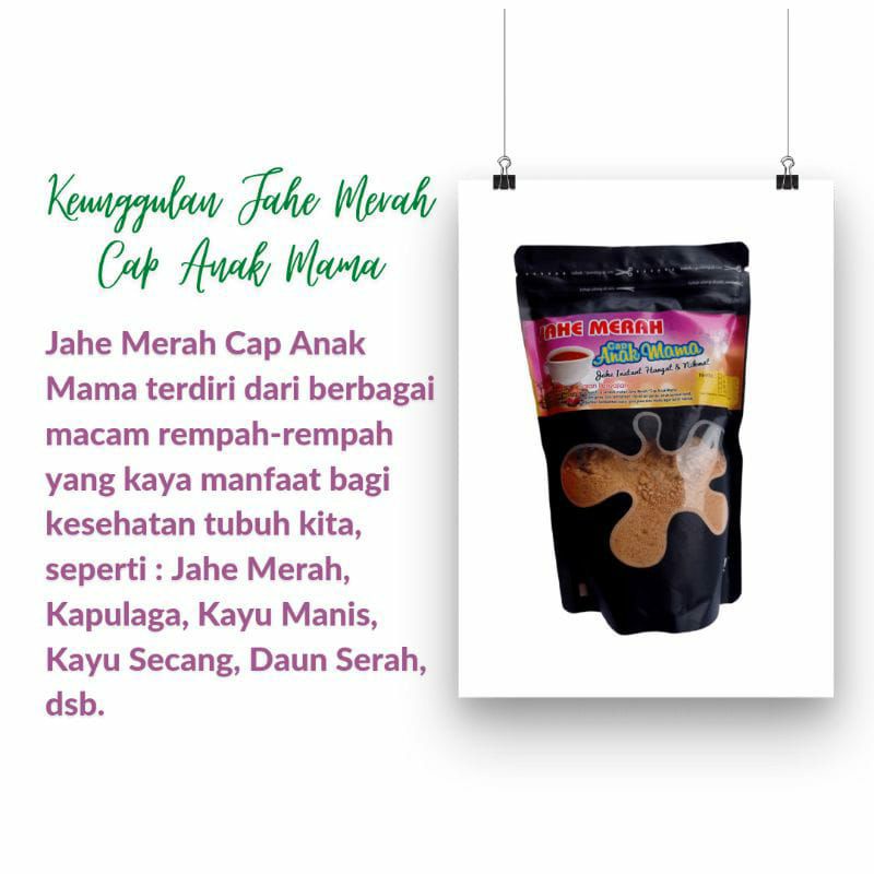 

Jahe merah instan cap anak mama