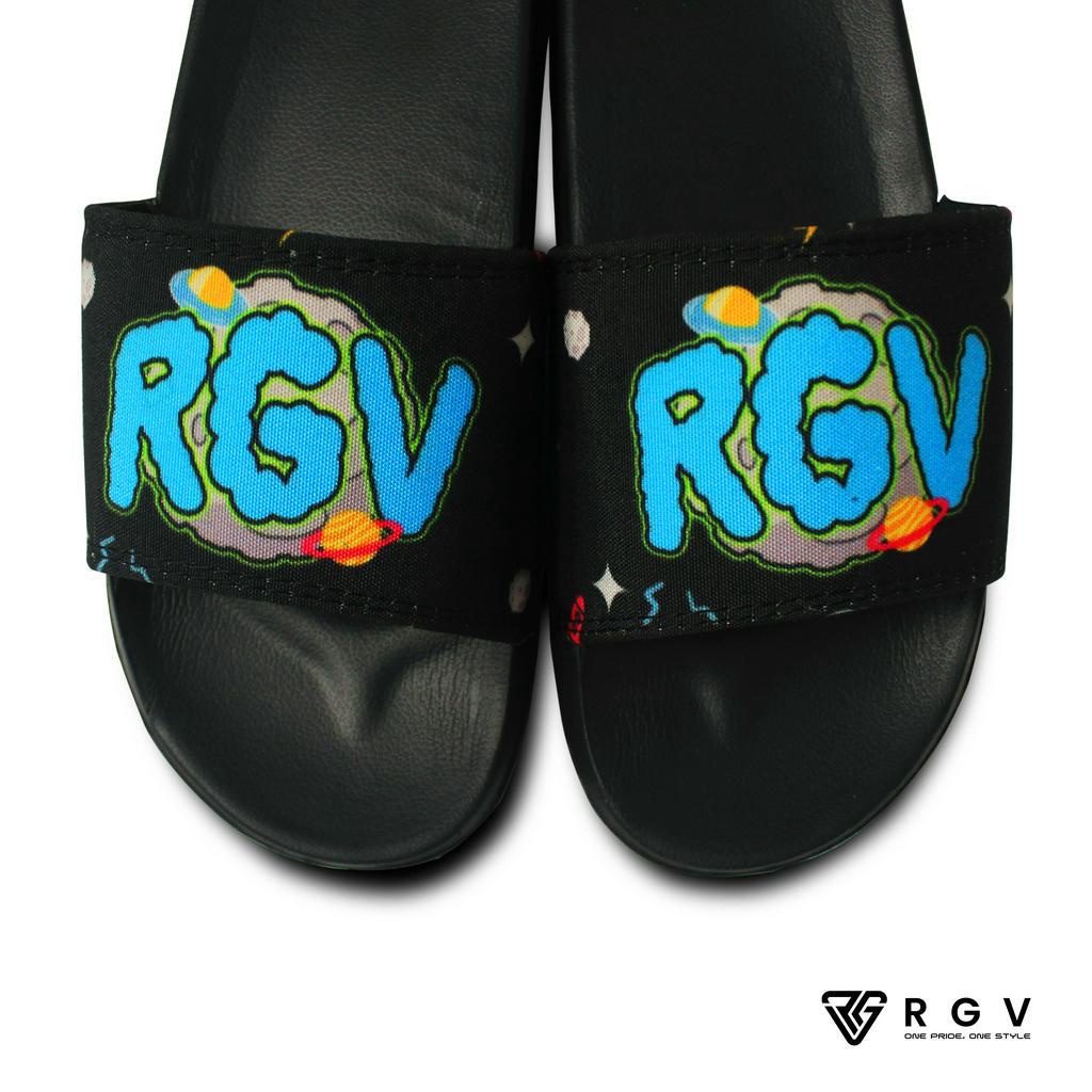 RGV - SANDAL PRIA DAN WANITA SLIDE SLIP ON SENDAL ANTI LICIN RINGAN SELOP OUTTER SPACE ASTROID