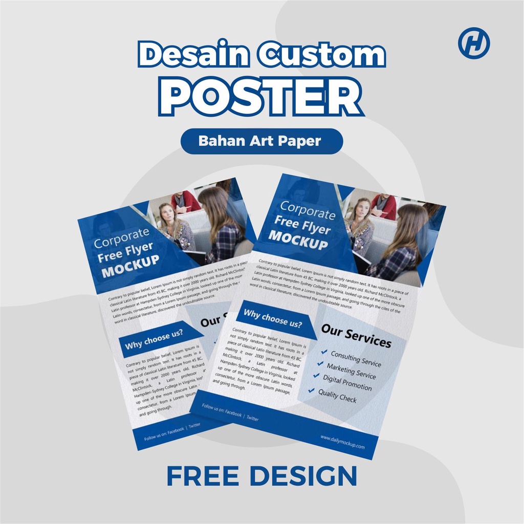 Jual POSTER CUSTOM FREE DESAIN | Shopee Indonesia