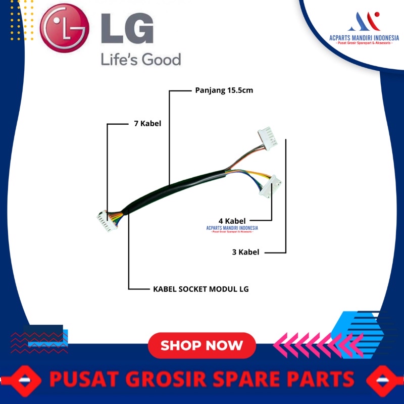 kabel socket sensor AC LG