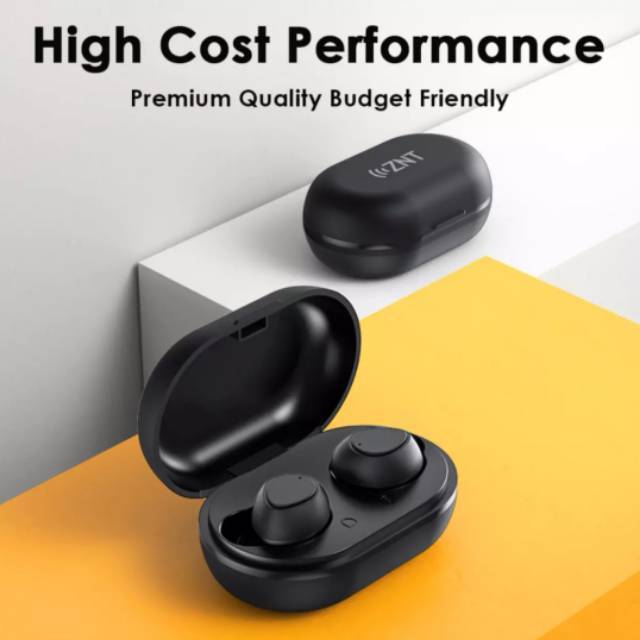 Earphone Wireless Bluetooth 5.0  ZNT AirBuds TWS Headset Hi-Fi Mini Speaker Original