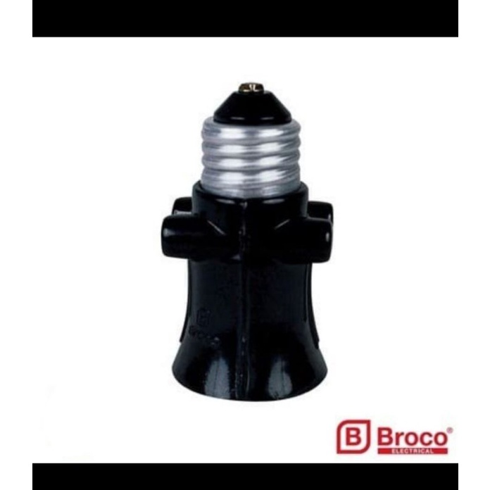 Fitting Lampu Kombinasi Colok E27 BROCO