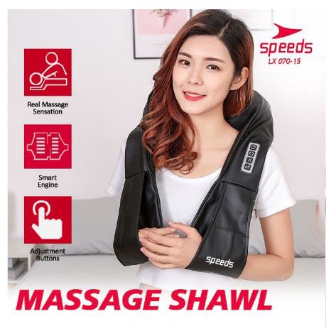 Neck Massager SPEEDS Alat Pijat Terapi Kneading Refleksi