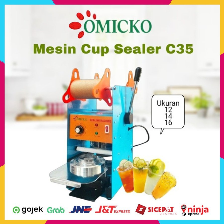Mesin Press Cup Sealer Omicko C35 / C37 ORIGINAL