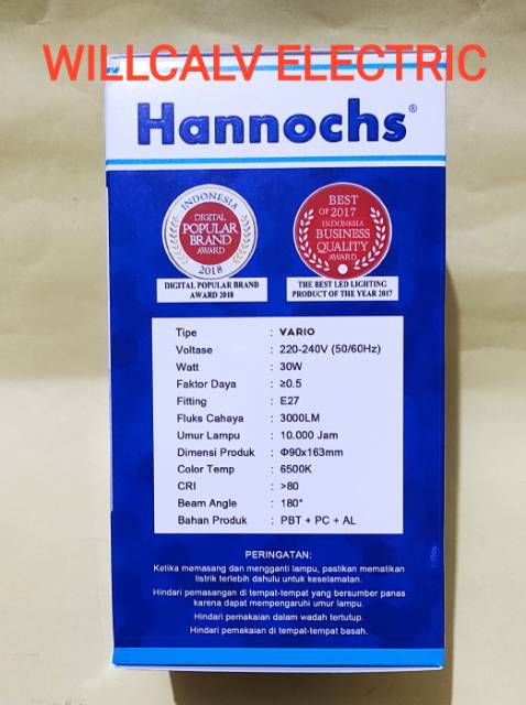 LAMPU LED HANNOCHS VARIO 30W 30WATT 30 W - LAMPU  HANNOCHS VARIO 30W 30WATT 30 W MODEL KAPSUL