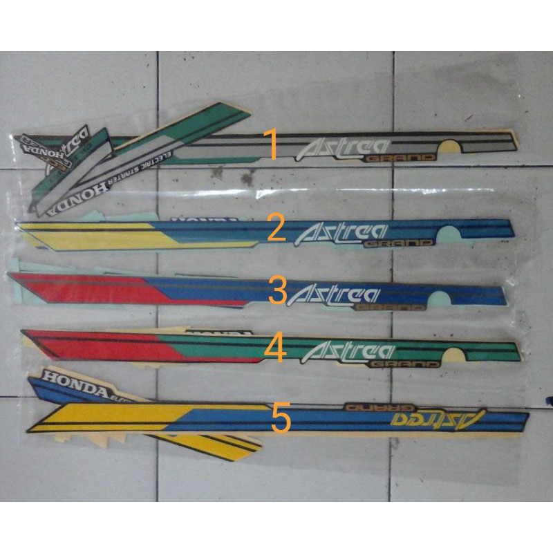 Sticker Striping Honda Astrea Grand bulus 91