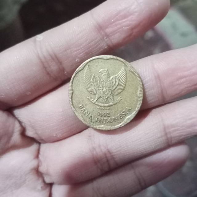 Uang 500rupiah tahun 1992