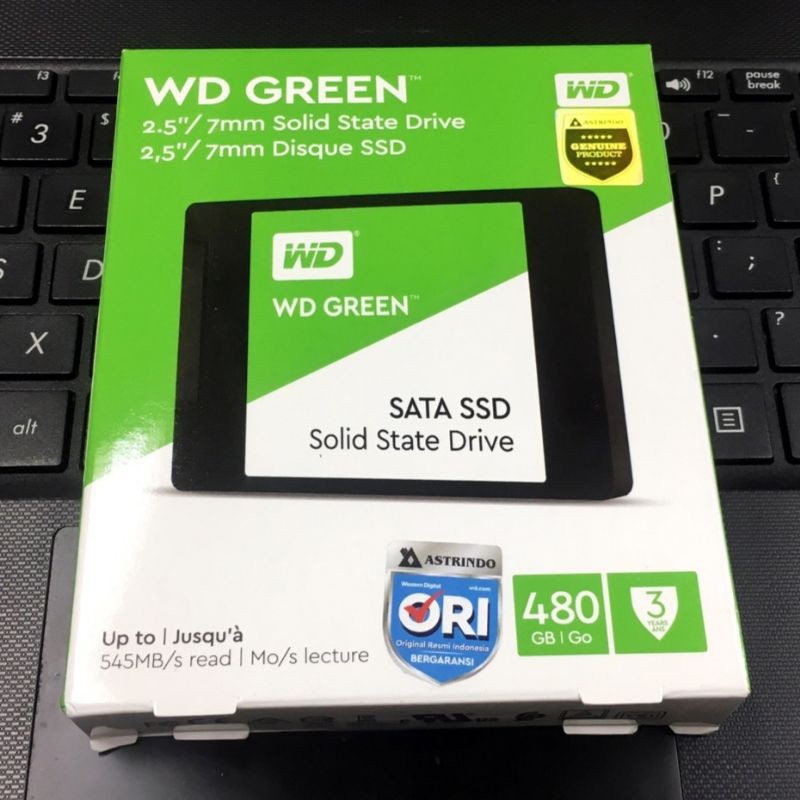 SSD WD GREEN 480GB Garansi Distributor Resmi ASTRINDO [ Western Digital ] Hard Disk PC + NOTEBOOK