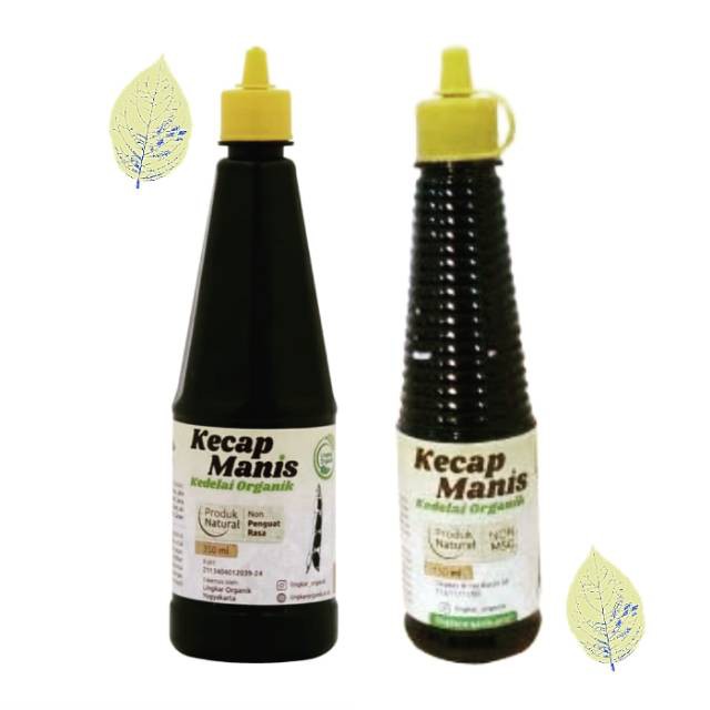 LINGKAR ORGANIK KECAP MANIS KEDELAI HITAM ORGANIK 150ML DAN 350ML