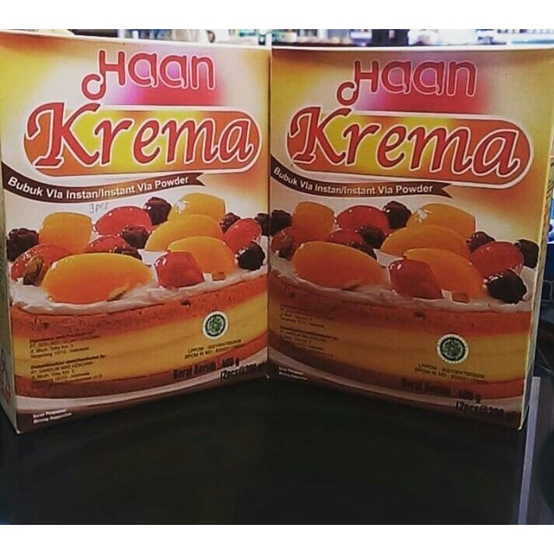 

Haan krema/ Vla instan Puding