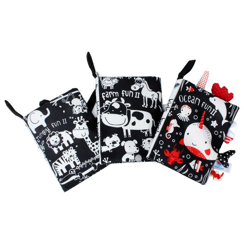 Buku Bantal Bayi / Mainan Bayi Softbook / Buku Kain Bayi / Cloth Book / SoftBook Sensory
