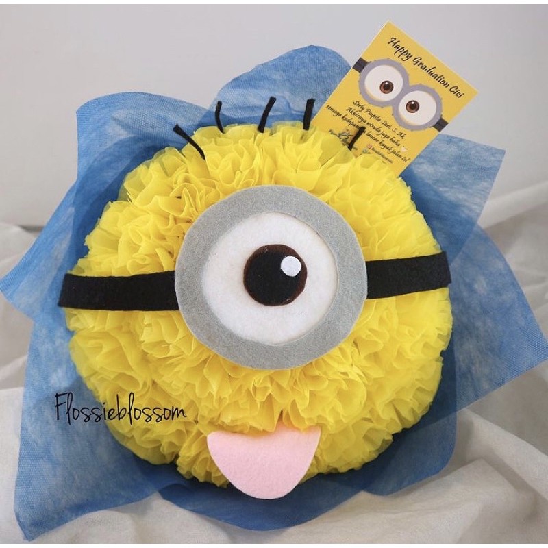 MINION - Buket bunga kertas karakter