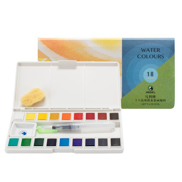 Marie's Artist Solid Watercolor Paint Set 18/24/36