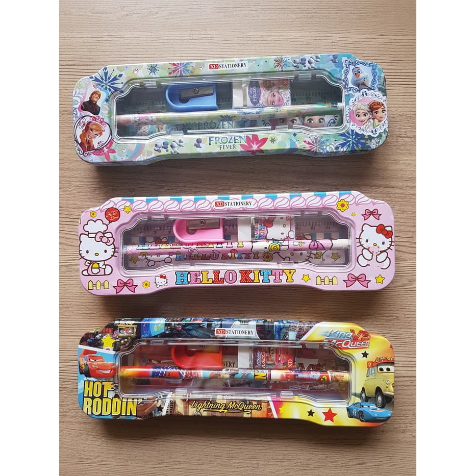 

Kotak pensil HAL79Besi dan Set Alat Tulis Kartun