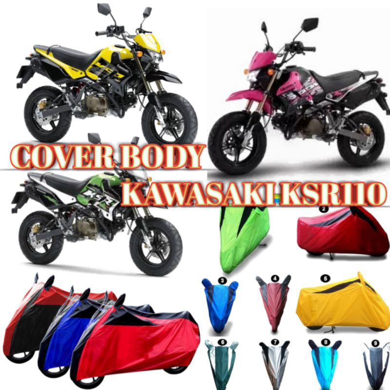 COVER MOTOR KAWASAKI KSR/SARUNG MOTOR KAWASAKI KSR110/TUTUP MOTOR KAWASAKI KSR/SELIMUT MOTOR KSR110