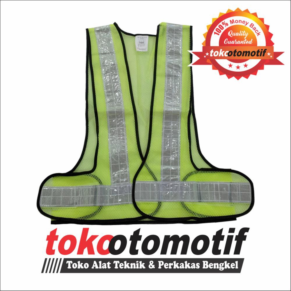 Jual Rompi Safety Vest V Jaring Hijau / Rompi Jaring Perlengkapan ...