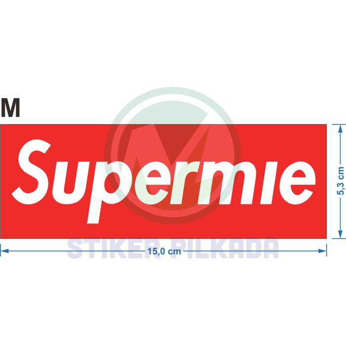 

STIKER SUPERMIE 15X5,3CM