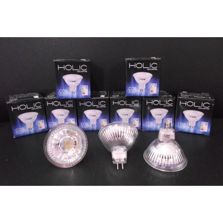 Lampu LED MR16 MR 16 5w - 12v Tusuk HOLIC Paling Terang Hemat