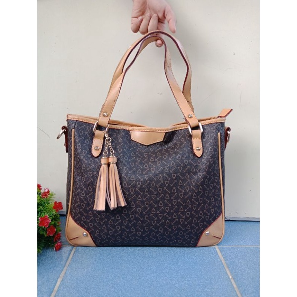 SSAMZIE TOTE BAG KULIT, PRELOVED TOTE KULIT,  PRELOVED SSAMZIE,  TAS SSAMZIE