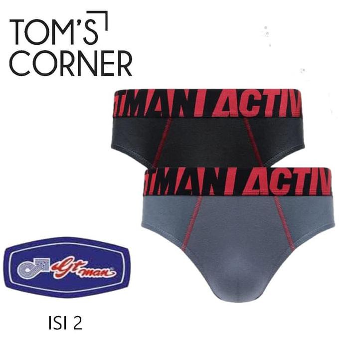 NEW Celana dalam pria | Gtman Gtkb-05 | boxer pria gtman | boxer mod - Merah, L - tomsS-ped