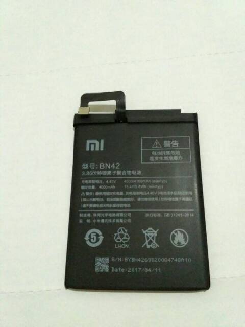 Batre Baterai Batere Xiaomi Redmi 4 BN42 Original Battery Xiaomi BN42