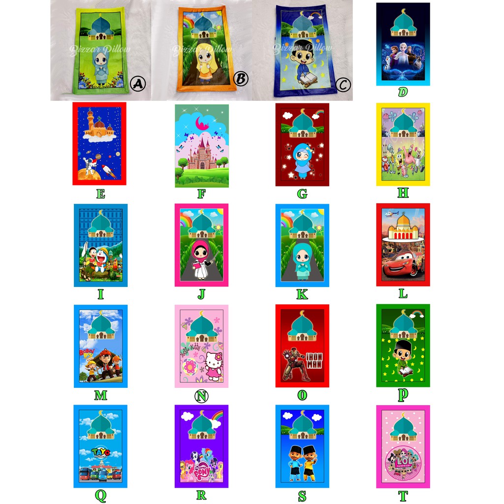 Sajadah Anak Lipat Printing Custom-5