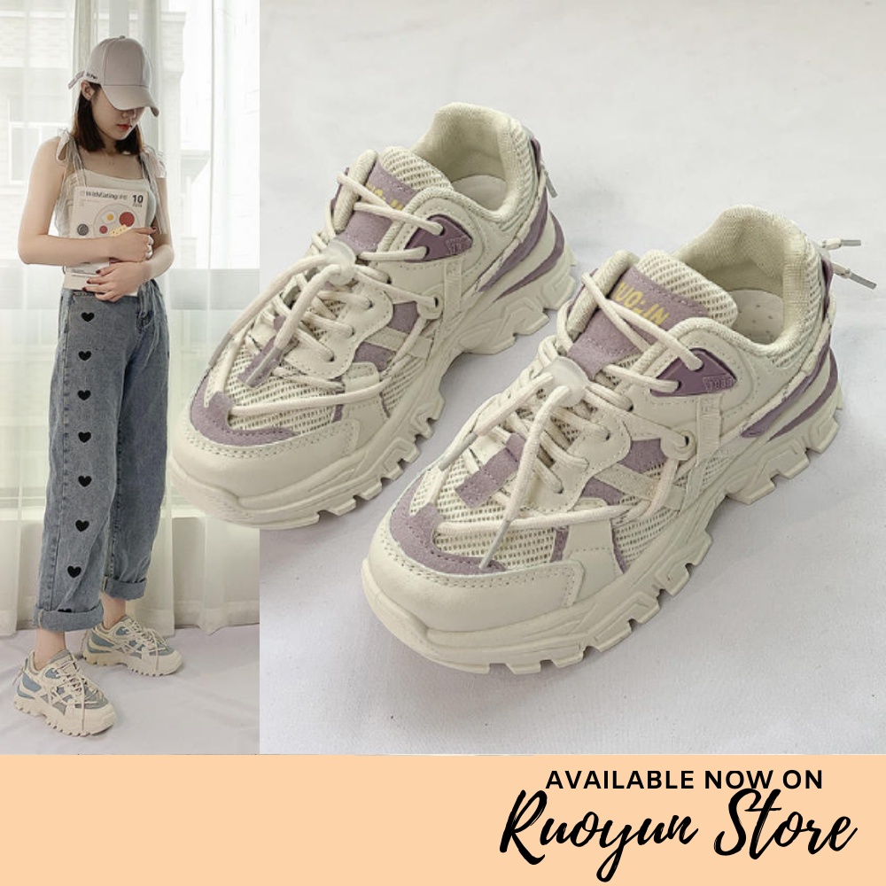 RYS - Duality Binds Sepatu Sneakers Wanita Fashion Casual / Olahraga - Ori Import