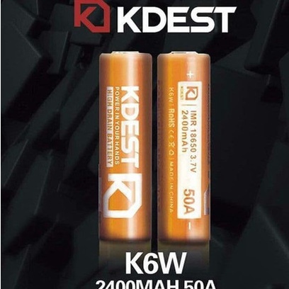 BATERAI / Battery 18650 KDEST 2400MAH 50A CLONE KUALITAS AUTHENTIC