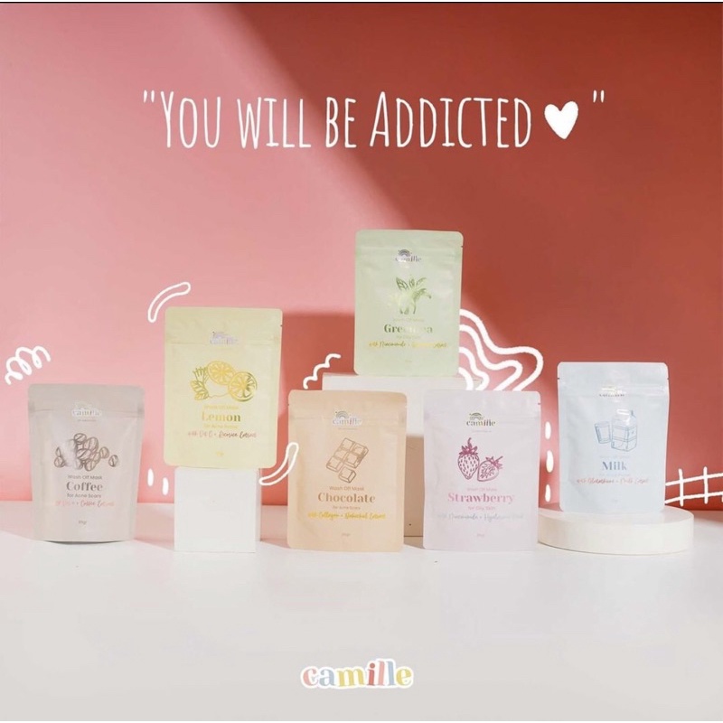 [SIAP KIRIM] CAMILLE BEAUTY MASK MASKER ORGANIK CAMILLE BPOM ORIGINAL