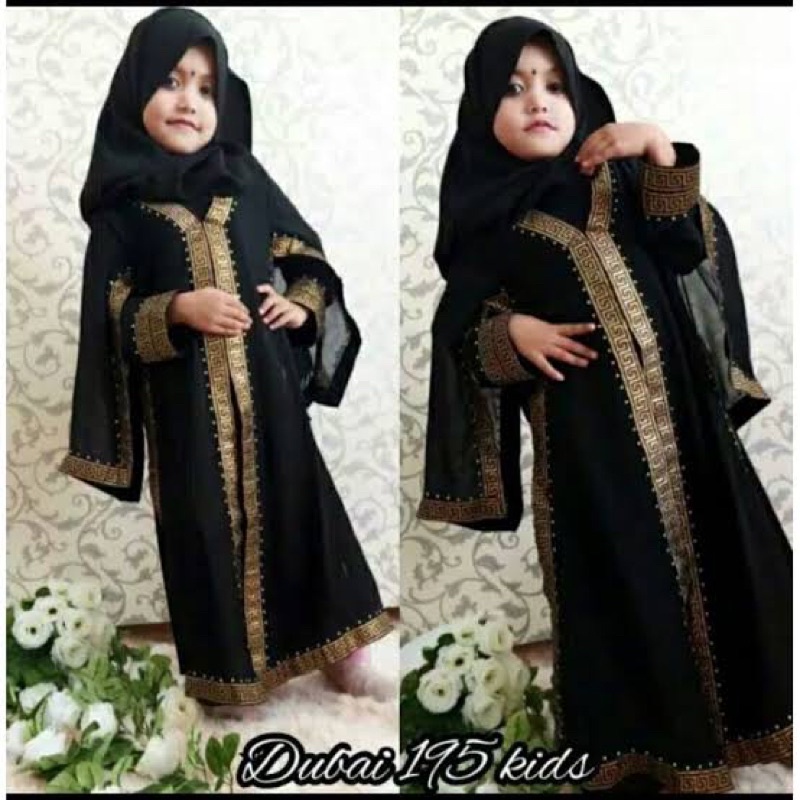 GAMIS ABAYA REHANA HITAM MURAH CANTIK TERLARIS