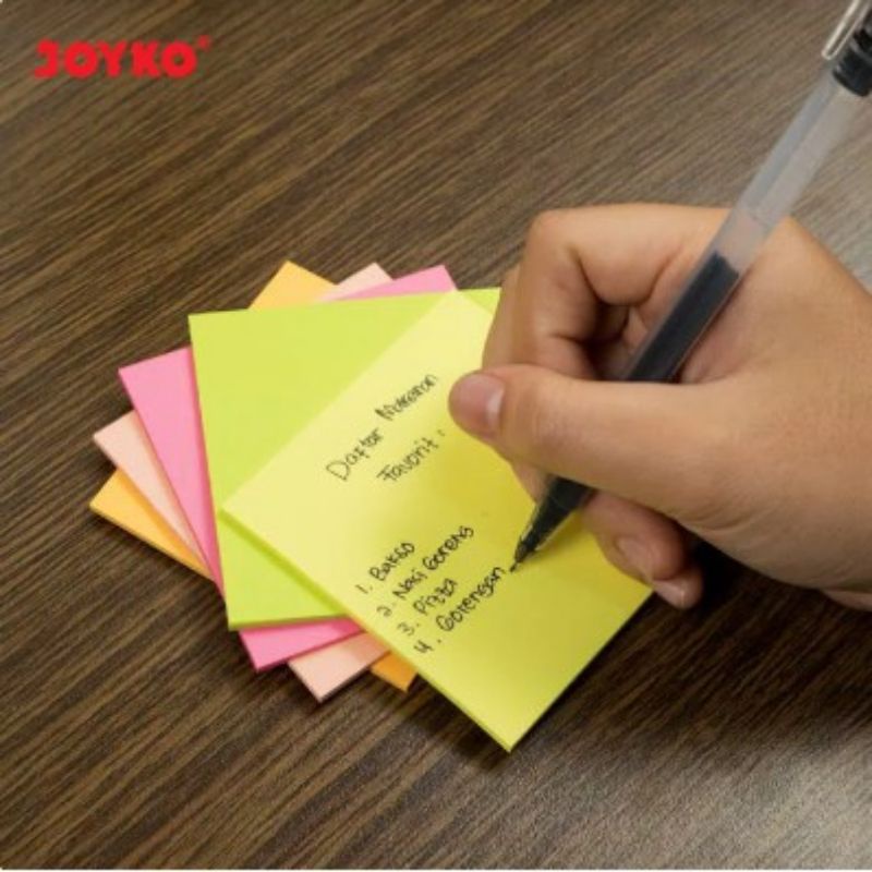 1 Lembar Sticky Notes Kecil untuk Tambahan Ucapan (Tulis Tangan)