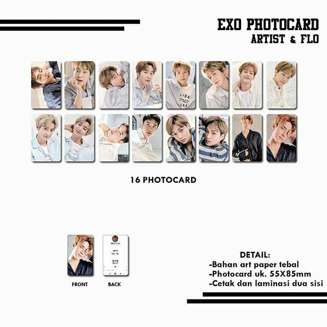 EXO ARTIST & FLO PHOTOCARD