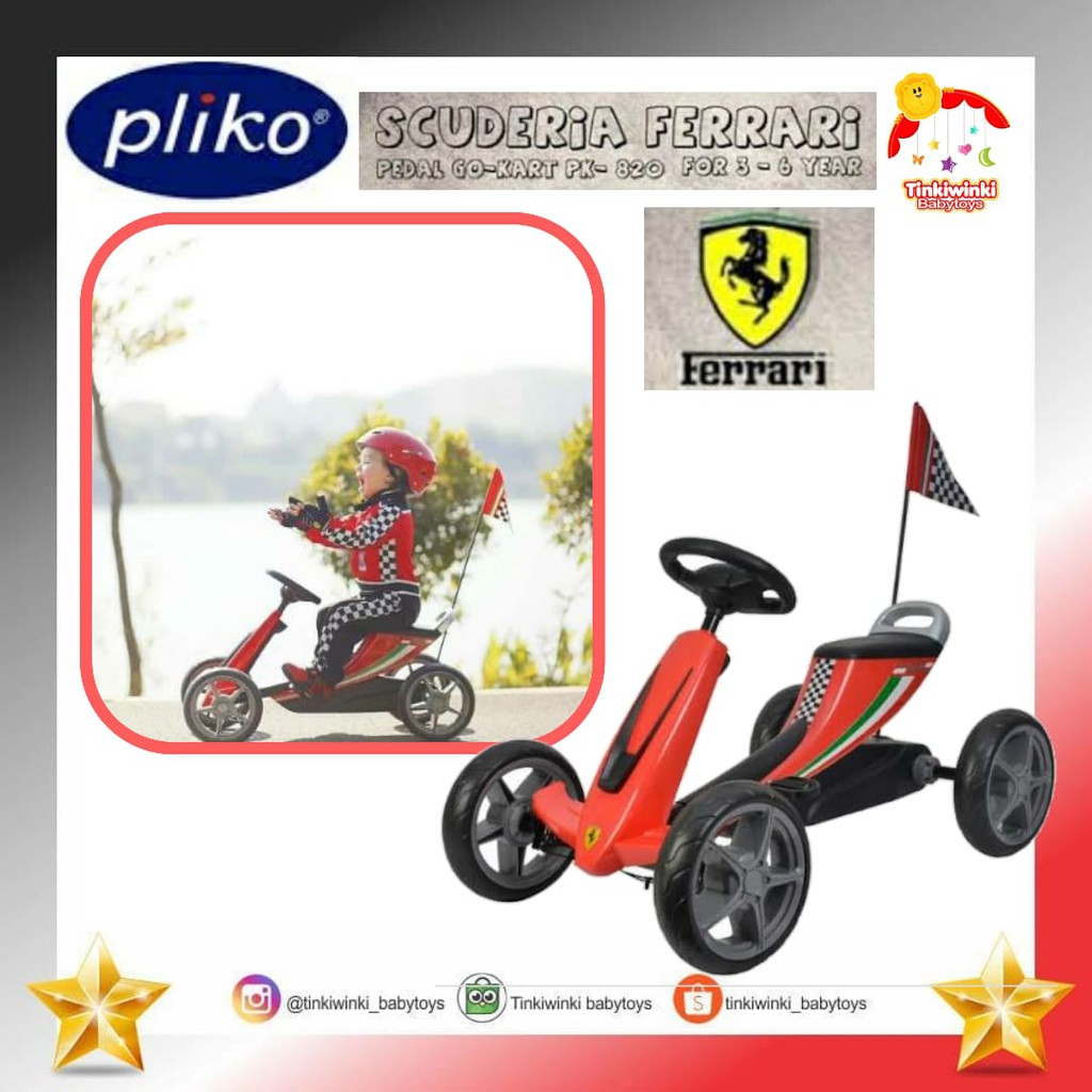 Pliko - Scuderia Ferrari Pedal Go Kart